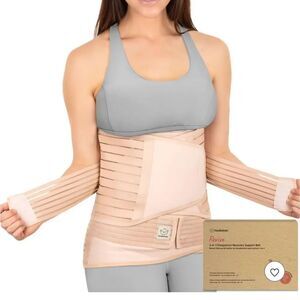KeaBabies Revive Black 3-in-1 Postpartum Recovery Support Belt